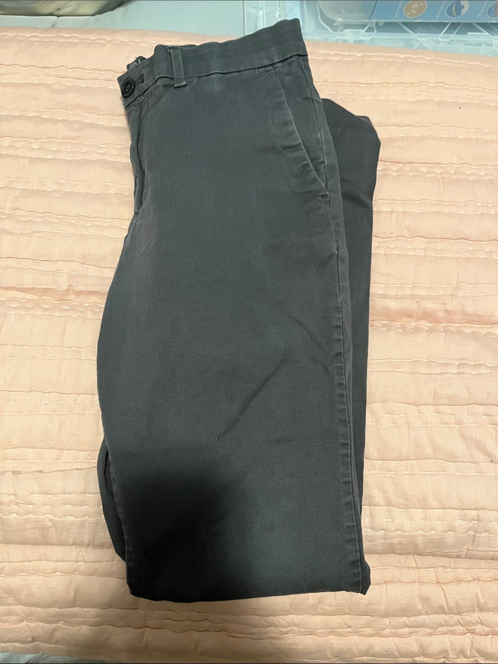 Calvin Klein Men's Pants in Charcoal Gray